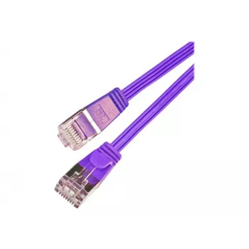 Wirewin SLIM S6 7.5 VT - Cat.6 Slim Patch Cable, STP (PIMF), 7.5 m, Violet PKW-STP-SLIM-KAT6 7.5 VT
