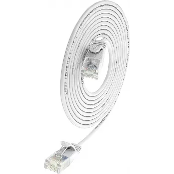 Wirewin Cat.6 Slim-Light Patch Cable, U/UTP, 0.15m, White PKW-LIGHT-K6 0.15 WS