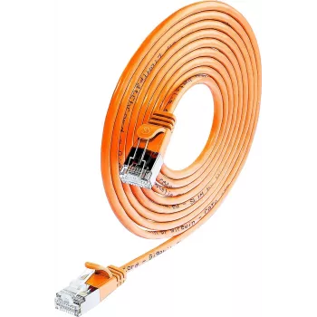 Cablu patch Cat6 F/FTP Wirewin Triotronik PKW-LIGHT-STP-K6 2.0 OR, RJ45 tată la tată, 2 m, portocaliu