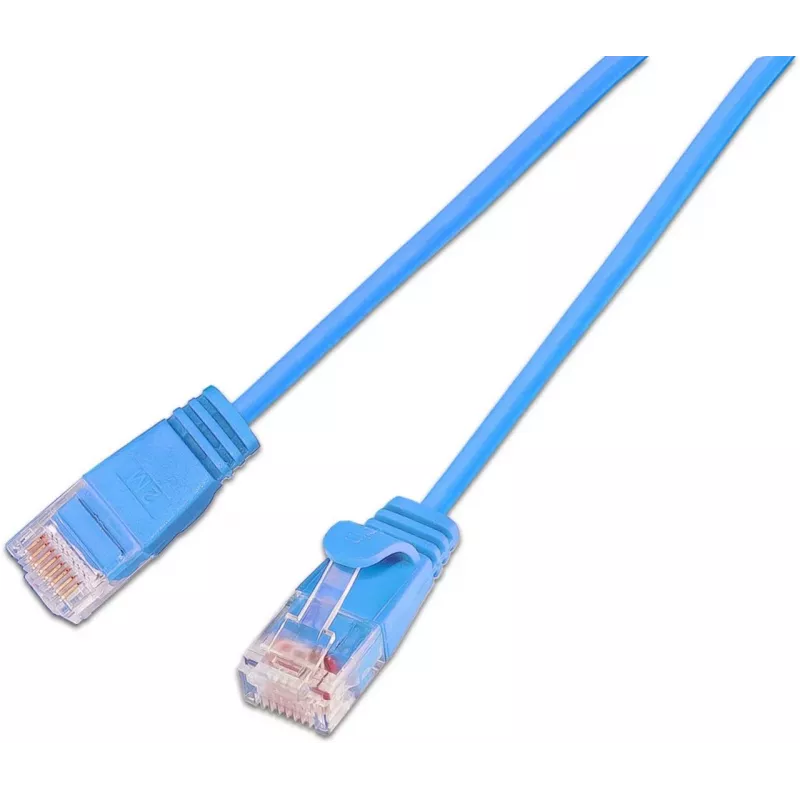 Cablu patch slim Cat.6 Wirewin PKW-LIGHT-K6 3.0 BL, U/UTP, 3 m, albastru