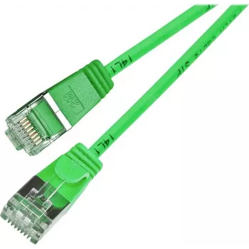 Cablu patch Ethernet ecranat Cat6 Wirewin Triotronik PKW-LIGHT-STP-K6 0.5 GN, RJ-45 tată la tată, 0,5 m, verde