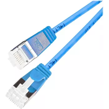 Wirewin Light Patch Cable Round U/FTP Cat 6a Blue 1.0m Slim Flexible PoE PKW-LIGHT-STP-K6A 1.0 BL