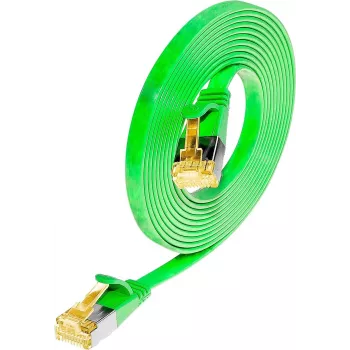 Wirewin Cat6a U/FTP Slim Ethernet Patch Cable, RJ-45, 0.25 m, Green PKW-STP-SLIM-K6A 0.25 GN