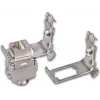 Adaptor pentru șină DIN Wirewin pentru montarea modulelor Keystone, sistem Keystone metalic (WKS DIN RAIL HOLDER 1)
