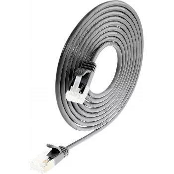 Wirewin Cat 6a U/FTP Slim Ethernet Patch Cable, RJ45, 1m, Black PKW-LIGHT-STP-K6A 1.0 SW