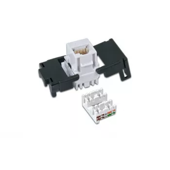 Modul Keystone Wirewin WKS JACK KAT6A UTP, neecranat, RJ45, fără unelte, alb