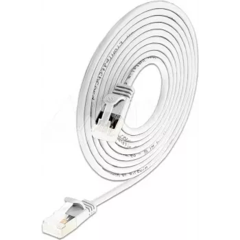 Cablu patch Ethernet slim Wirewin Cat6a U/FTP 3 m alb PKW-LIGHT-STP-K6A 3.0 WS