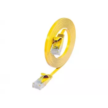 Cablu patch slim Wirewin Cat.6 U/UTP 15 m galben PKW-SLIM-KAT6 15.0 GE