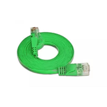 Cablu patch Ethernet slim Wirewin Cat.6 U/UTP 5 m verde PKW-SLIM-KAT6 5.0 GN