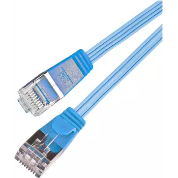 Cablu patch slim Wirewin SLIM S6 7,5 m albastru Cat.6, STP (PIMF), RJ45, 1 Gbps PKW-STP-SLIM-KAT6 7.5 BL