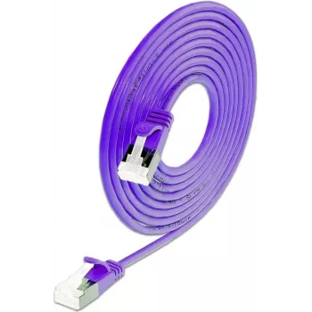 Cablu patch slim Wirewin Cat.6A 10 Gigabit U/FTP, violet, 0,5 m PKW-LIGHT-STP-K6A 0.5 VT