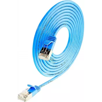 Wirewin Triotronik PKW-LIGHT-STP-K6 3.0 BL - 3m Cat6 STP Ethernet Patch Cable, RJ-45 Male to Male, Blue