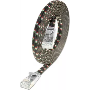 Cablu patch Wirewin Triotronik PKW-TOUGH-STP-K6 1.0 Cat6 U/FTP, RJ45 tată la tată, 1 m, gri