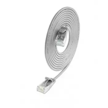 Wirewin SLIM KAT6A 10 Gigabit Light Patch Cable Round, U/UTP, Ø 3.6 mm, Grey (SLIM-L-UU-K6A 1.5)