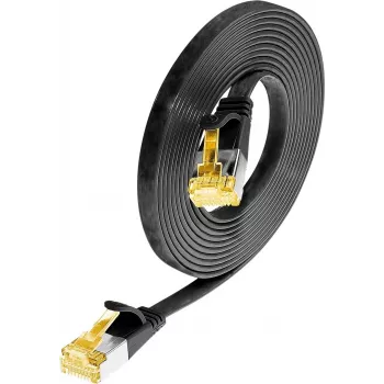 Cablu patch Wirewin SLIM Cat6a U/FTP 5 m negru PKW-STP-SLIM-K6A 5.0 SW