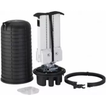 Optotec IP68 Outdoor Dome Splice Closure, Max 432 Fibers, 525mm Height, 2x Oval, 8x Round FTTx (FOCUS-ODC2-CB)
