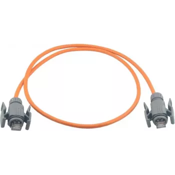 Cablu patch industrial Wirewin Cat6A S/FTP PUR, 7,5m, portocaliu, IP67 RJ45 PKW-I2-SF-K6A-PUR 7.5 OR