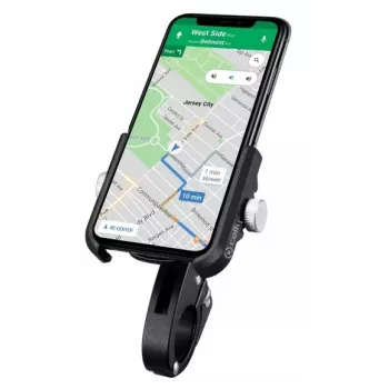 Suport de bicicletă universal Armor CELLY pentru smartphone-uri până la 6,7 inch, negru