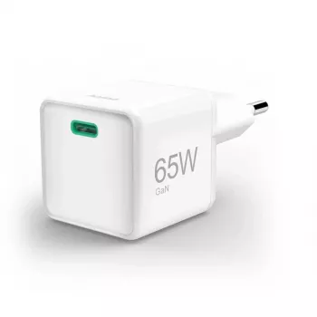 Încărcător Hama GaN USB-C Super-Mini, 65 W, PD, alb (00201943)