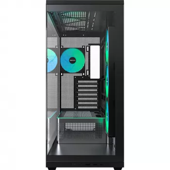 Carcasă PC MONTECH TG3, sticlă securizată x2, neagră
