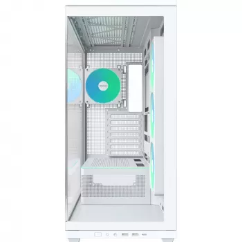 Carcasă PC MONTECH TG3, sticlă securizată x2, albă