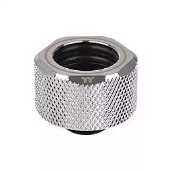 Racord de compresie Thermaltake Pacific C-PRO G1/4 pentru tub PETG 16mm diametru exterior, crom