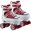 Role HUDORA mărimea 32-35 roșu/alb aspect de adidași Quad Skates