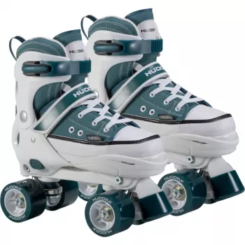 Role inline HUDORA mărimea 28-31, albastru/alb, aspect de adidași