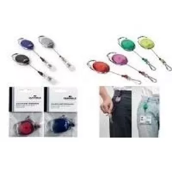 Suport pentru ecuson cu carabină DURABLE Jojo STYLE 832705, verde