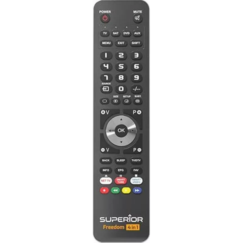Telecomandă universală programabilă Superior Electronics Freedom neagră SUPTUB003
