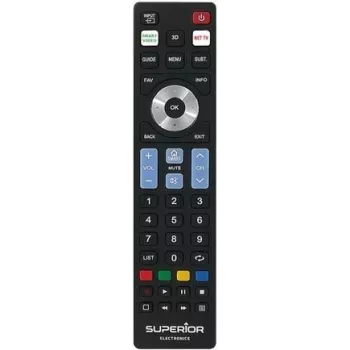 Telecomandă universală SUPERIOR ELECTRONICS SUPER Ready5 S - neagră SUPTRB019