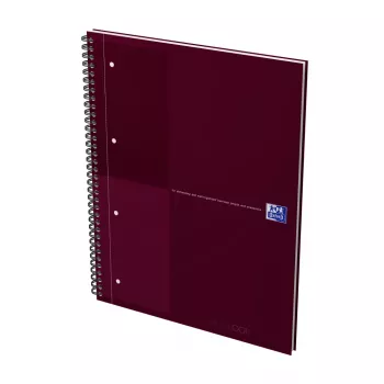 Caiet Oxford International Collegeblock, DIN A4+, liniat, copertă cartonată, legare cu spirală, 80 file, 1 bucată 400194459
