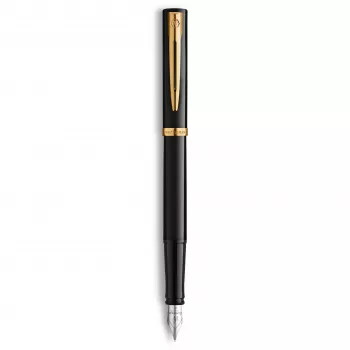 Stilou Waterman Allure Impression, negru cu accente aurii, peniță medie 2225500