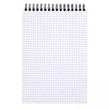 Caiet cu spirală Rhodia nr. 16 A5 cu pătrățele, negru 165009C