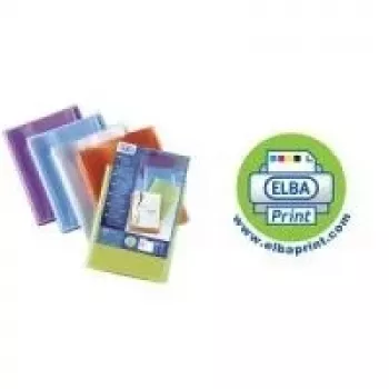 Mapă de prezentare ELBA POLYVISION A4, 20 de buzunare transparente, PP 0,7 mm 054034-17