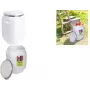 Butoi de depozitare EDA 50L din plastic alb cu capac 010559 NA