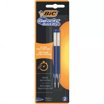 Rezervă pentru pix gel BIC Intensity Quick Dry S albastru pentru Gelocity și Ecolutions Reaction 967378