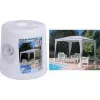 Picior pentru pavilion EDA, plastic, de umplut, alb, de umplut cu apă sau nisip, - 1 bucată (010705 BL)