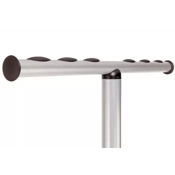 Cuier MAUL Wavy-2 cu suport de umbrele, argintiu/negru 9405390