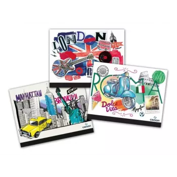 Canson Studio Creativ Drawing Folder 260 x 330 mm, White Acid-Free Interior, 10 Pack