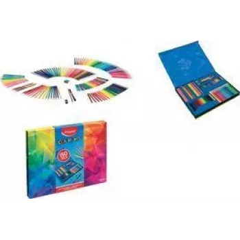 Maped COLOR'PEPS 150-Piece Art & Drawing Set with Storage Box 984726