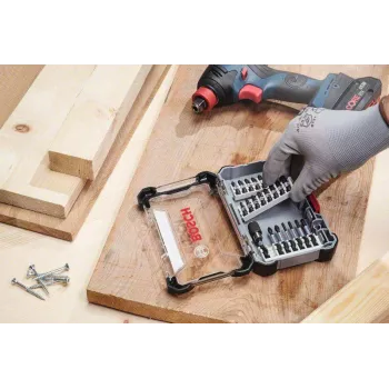 Set biți de șurubelniță și chei tubulare Bosch Impact Control, 5 piese, PH2, PZ2, 8/10/13 mm 2608522350