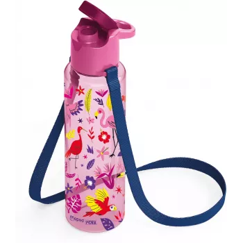 Sticlă de băut Maped PICNIK Access păsări 0,5 L roz 876702