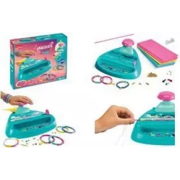 Kit mașină de perforat perle Heishi Maped Creativ Bracelets Maker cu ace din plastic 907406