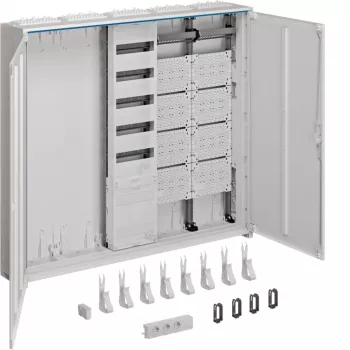 Dulap de sistem multimedia Hager universZ ZB35APZ2, 1100x1300mm, IP44, alb