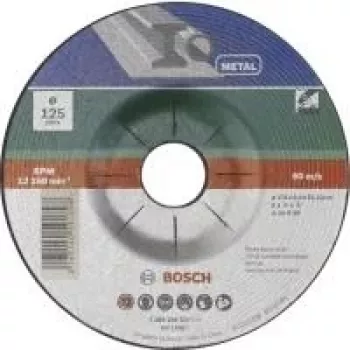 Disc de degroșare Bosch 2609256339 cu centru adâncit 230 mm, alezaj 22,23 mm, A 24 S BF, 1 bucată