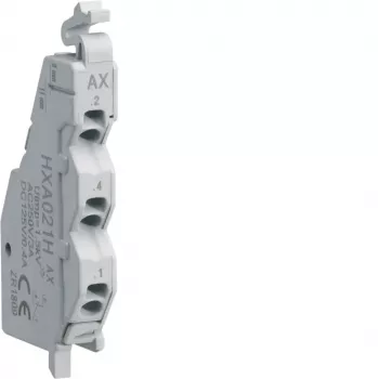 Contact auxiliar Hager HXA021H 1NO+1NC 250VAC