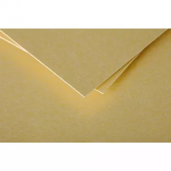 Plic Clairefontaine Pollen DL, auriu, 120 g/m², pH neutru, fără acid, 110 x 220 mm, 1 bucată 50085C