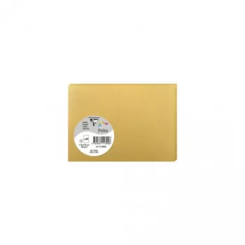 Card C6 Pollen de la Clairefontaine, auriu, 210 g/m², pH neutru, fără acid, 110 x 155 mm, 1 bucată (111390C)