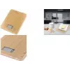 Little Balance LB 8543 Slim Bamboo Electronic Kitchen Scale with LCD Display, 5 kg Capacity, 1 g Accuracy